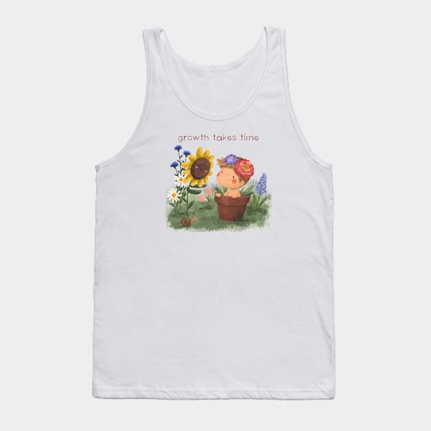 Growth takes time Tank Top by LeFacciotte